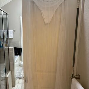 Chic White Swim Coverup